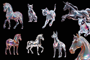 Chrome 3D Y2k Design Elements, an Object Graphic by THE PIGGEST (Thumbnail 8 of 11)