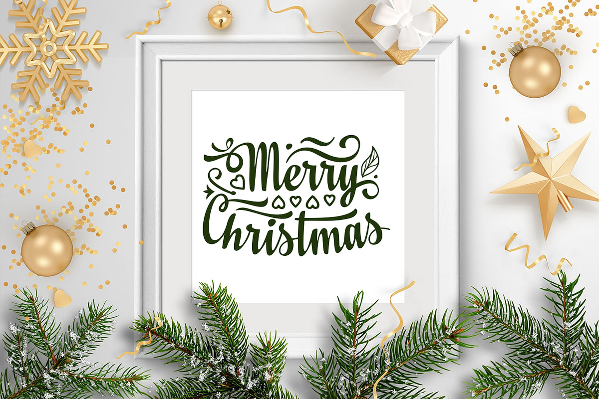 Christmas lettering svg, an Object Graphic by Zoya Miller (Photo 6 of 10)