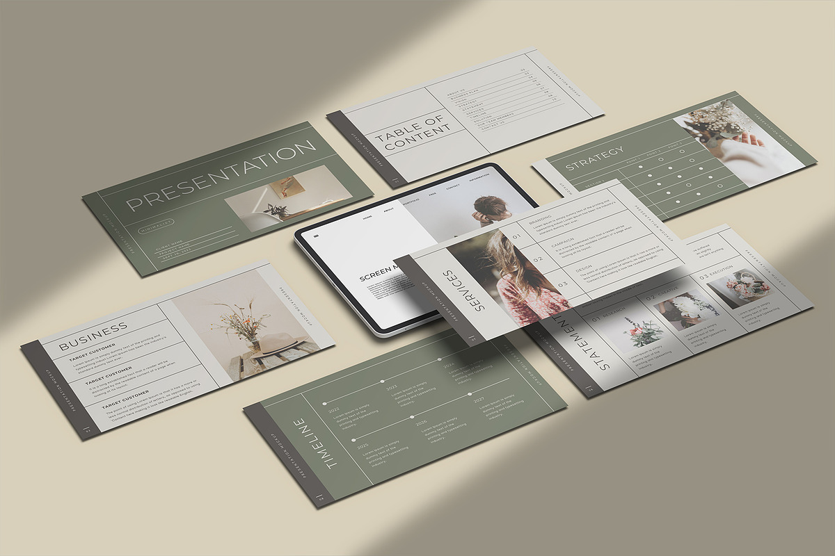 Slides Presentation Mockup, a Wearable Device Mockup by graphicpages (Photo 8 of 13)