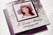 Square Funeral Program Bundle, a Brochure Template by loswl (Thumbnail 4 of 9)