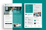 Business Case Study Flyer Template, a Flyer Template by NorthPeak (Thumbnail 2 of 6)