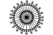 Luxury Iron Scroll Gate Railing, an Object Graphic by Designer_Momina (Thumbnail 9 of 17)