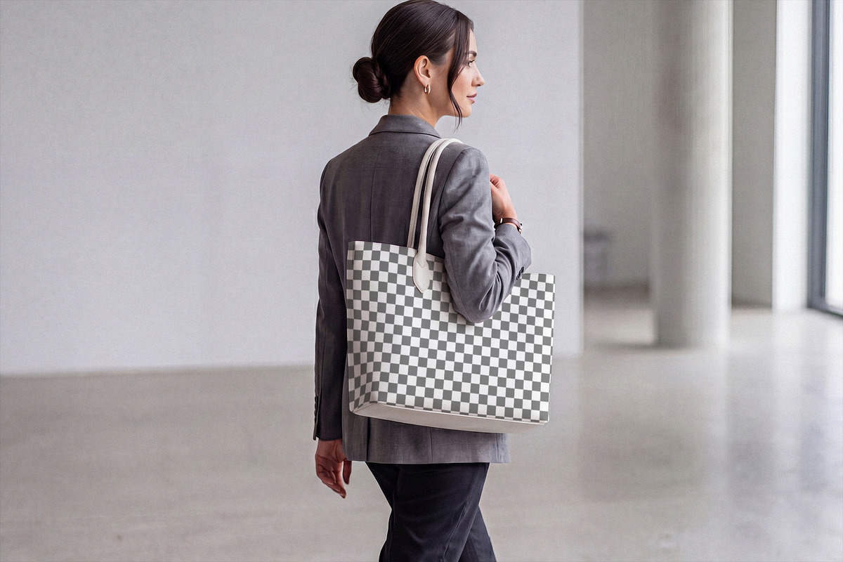 Luxury Leather Bag Mockup, a Merchandise Mockup by Designer Dude (Photo 2 of 2)
