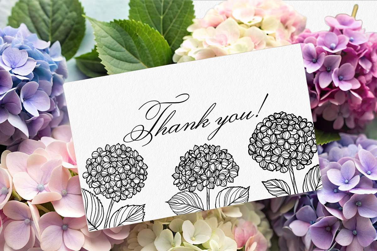 Hydrangea set SVG, an Object Graphic by mArtstore (Photo 4 of 4)