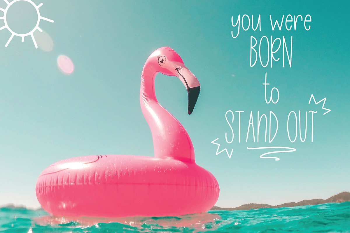 Easy Breezy Trio, Sans Serif Doodle, a Sans Serif Font by Jordyn Alison Designs (Photo 11 of 15)