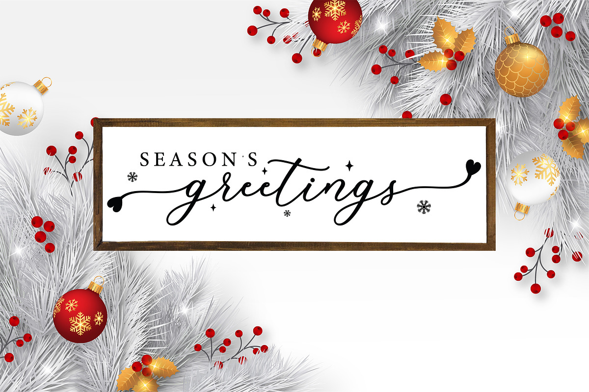 Farmhouse Christmas Sign Mega Pack, a Graphic by CraftlabSVG (Photo 12 of 17)