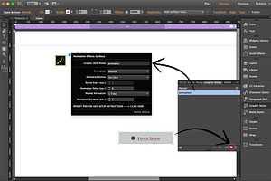 Animation Effects Adobe Muse Widget