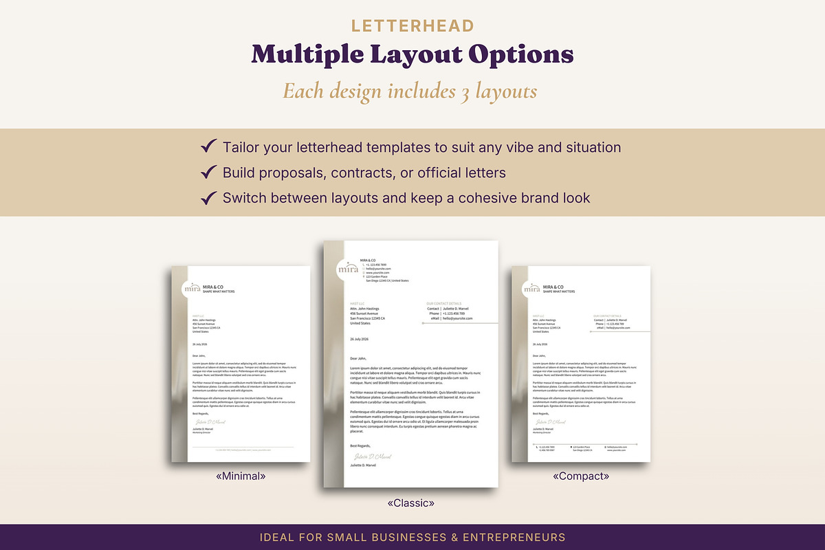 Business Starter Kit 3 Products, a Stationery Template by B2 Studio (Photo 5 of 19)