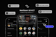 Netizen Freelance UI KIT, an UI Kit Template by Lumina_ui_ux202 (Thumbnail 1 of 6)