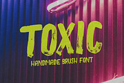 Toxic - Brush & Grunge Font, a Sans Serif Font by Cruzine (Thumbnail 7 of 7)