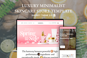 Samaya - Natural Skincare Theme, a Shopify Template by AtelierDuVow