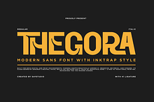 Thegora - Modern Inktrap Sans Serif