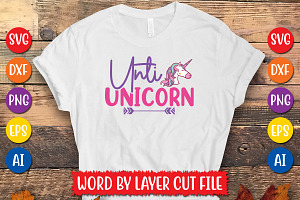 Unti Unicorn Cut File