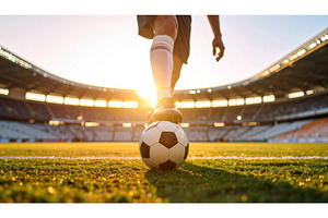 Soccer player in stadium during, a Sports & Recreation Photo by Igor Tichonow