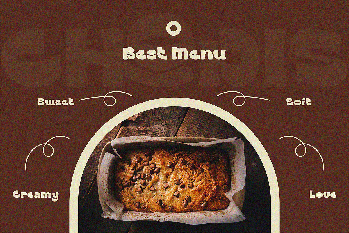 Chopis - Food Font, a Handwritten Font by Boril Std (Photo 6 of 10)