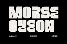 Morse Cyeon - Bold Display Font