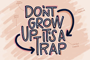 Font Lovers Lettering Brushes, a Brush Add-On by Every Tuesday (Thumbnail 3 of 10)