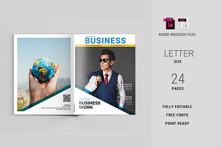 Business Magazine Template