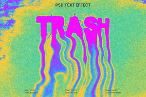 Broken Text Effect PSD, a Layer Style Add-On by Imamul001