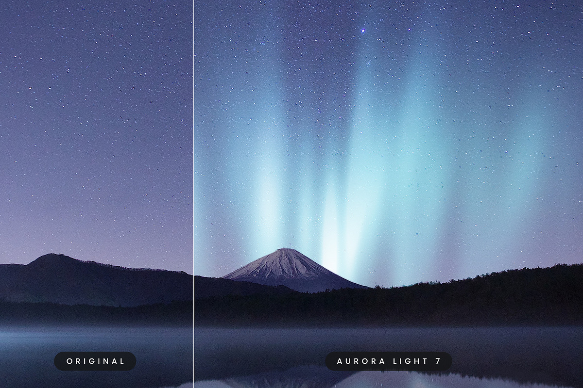 Aurora Borealis Overlays & Brushes, a Texture Graphic by Aurora Graphics (Photo 3 of 6)