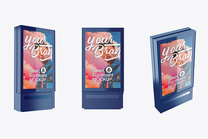 Street Signboard Mockup, a Product Mockup by OneVectorStock