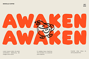 A Chunky Retro Handwritten Font, a Handwritten Font by Nonceni (Thumbnail 3 of 16)