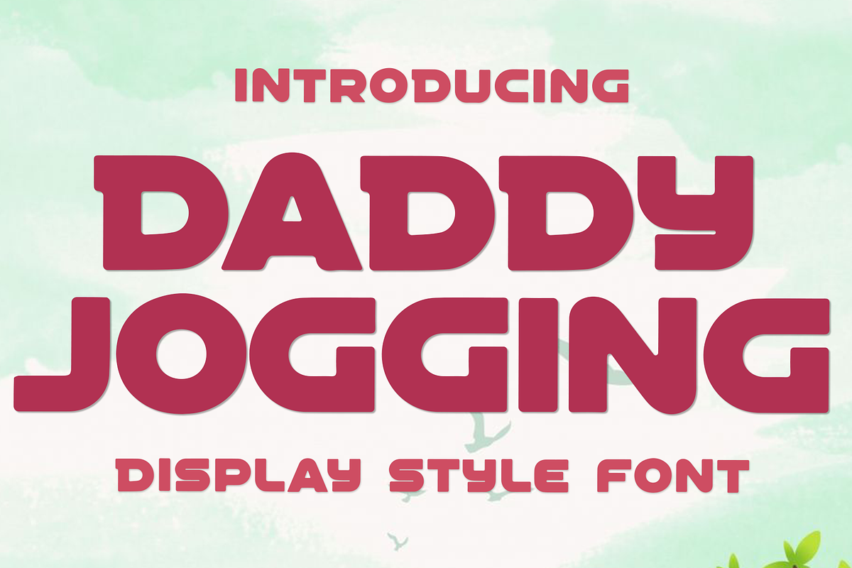 Daddy Jogging, a Script Font by InermediaSTUDIO (Photo 1 of 7)