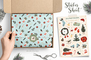 Christmas Mood - winter holiday set, a Seasonal Illustration by Madiwaso (Thumbnail 6 of 12)
