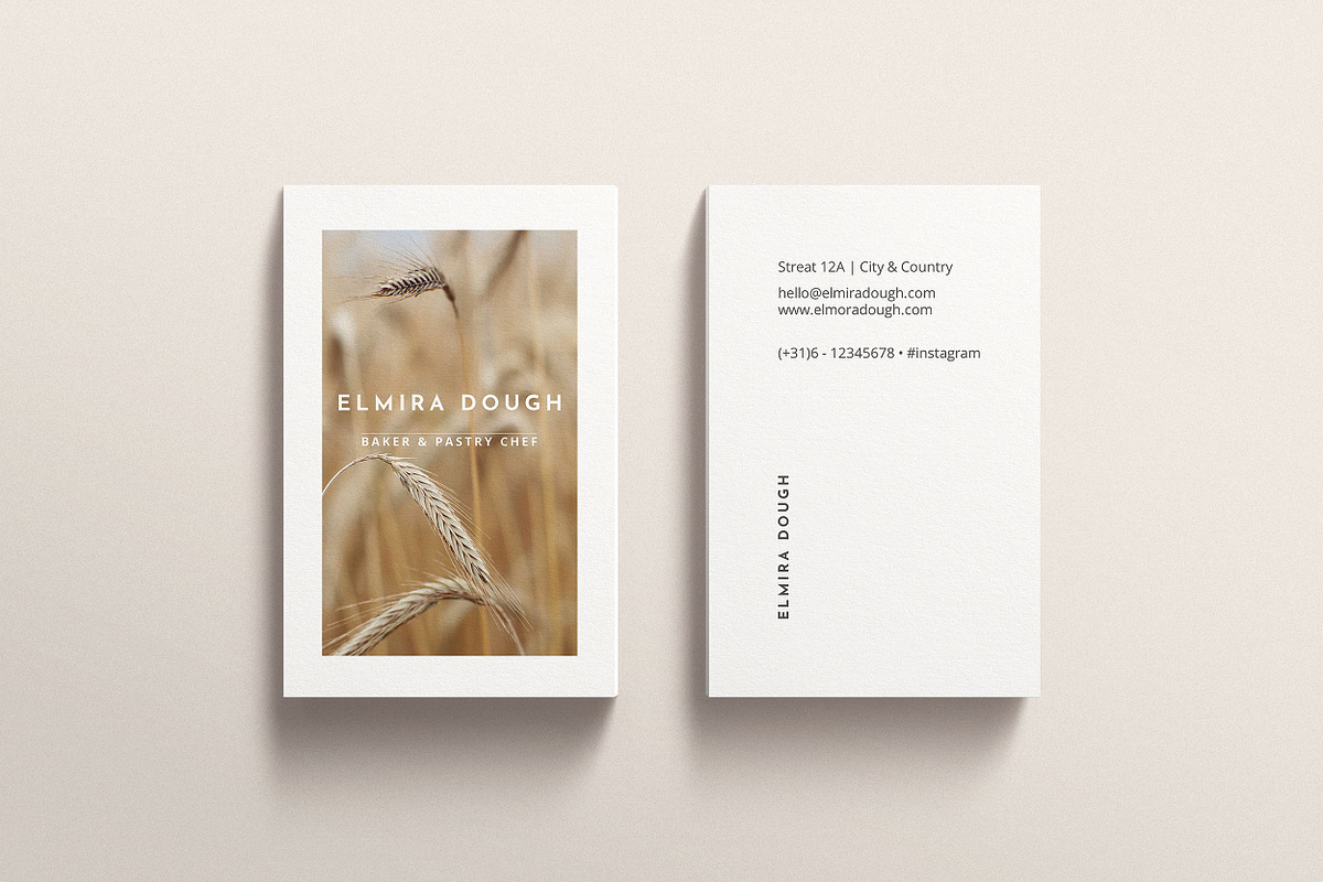 DOUGH BAKERY BUSINESS CARD TEMPLATE, a Templates & Theme by Studio Letsch & de Clercq (Photo 2 of 2)