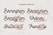 Rampage Monoline Advertisement Font, a Script Font by Creatype Studio (Thumbnail 4 of 13)