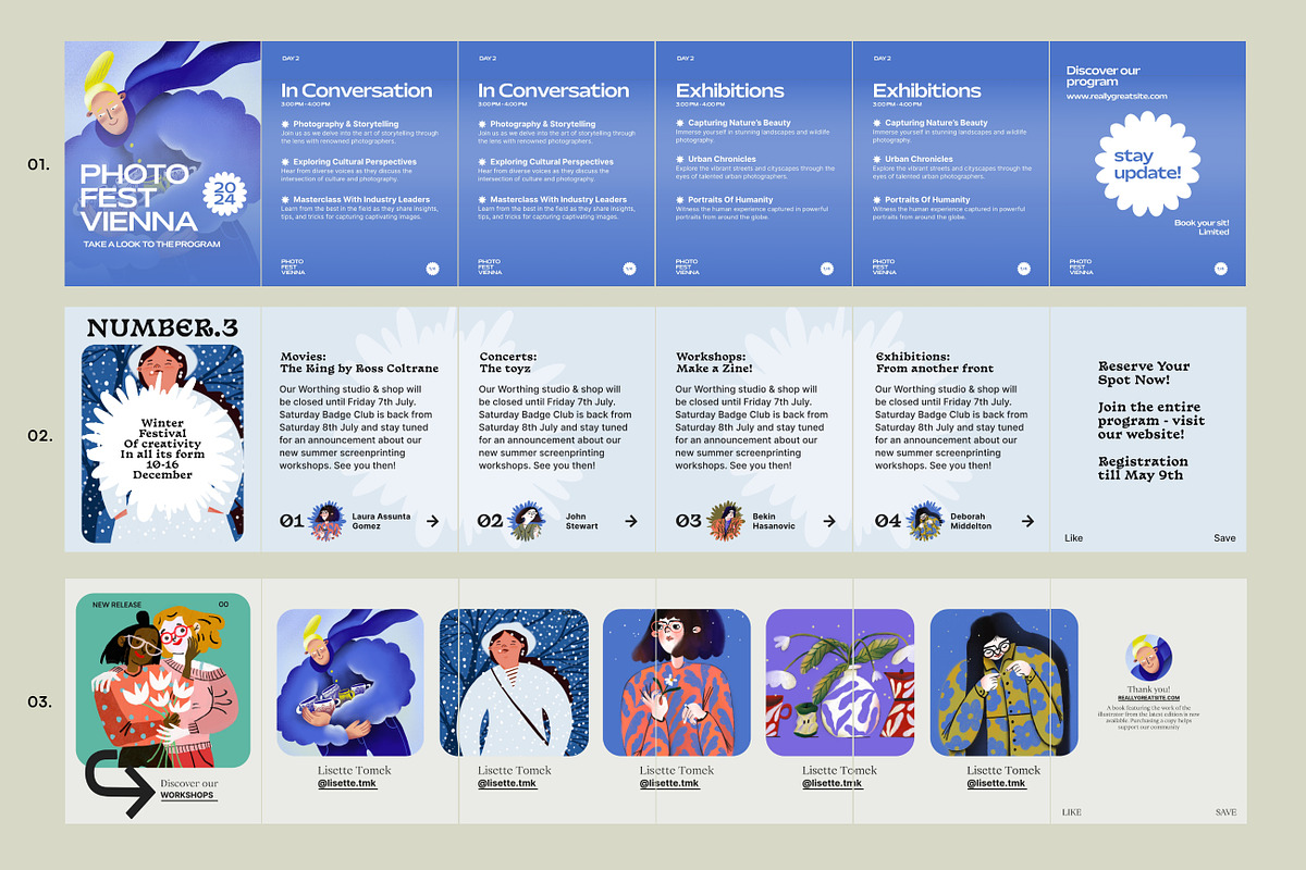 Liquorice Carousel Templates, a Social Media Template by Sparrow & Snow (Photo 3 of 7)