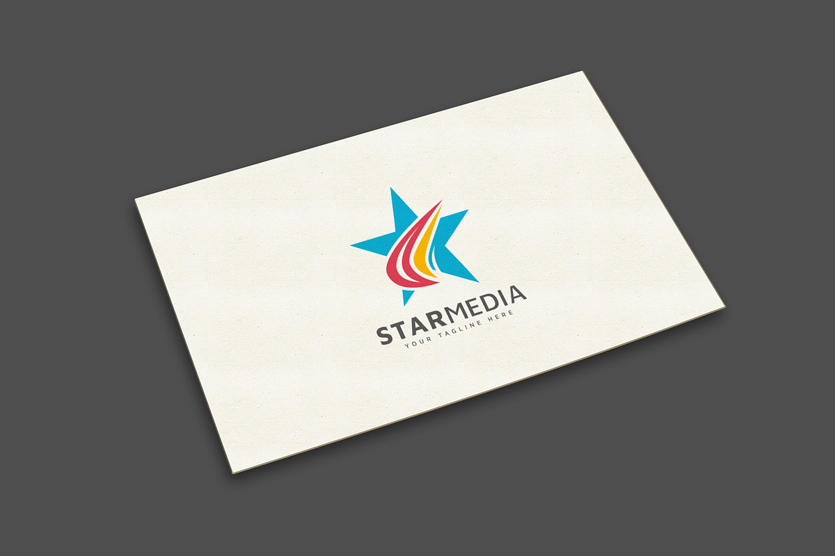 abstract star logo design, a Branding & Logo Template by vexper (Photo 3 of 4)
