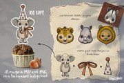 Circus animals, an Animal Illustration by TanyaSchuka (Thumbnail 3 of 5)