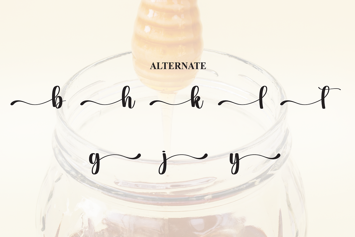 Thinkhoney | Script Font, a Handwritten Font by Scratchones (Photo 8 of 9)
