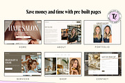 Hairdresser Stylist Website Template, a Templates & Theme by Template Twist Shop (Thumbnail 6 of 10)
