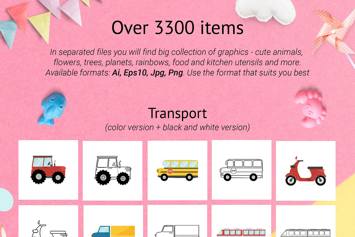 3309 in 1 Graphic Bundle, an Animal Illustration by Gulnara Sabirova (Photo 14 of 15)