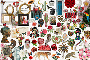 Viva la Vida: Collage Creator Pack, an Object Graphic by lerinartstudio (Thumbnail 4 of 8)
