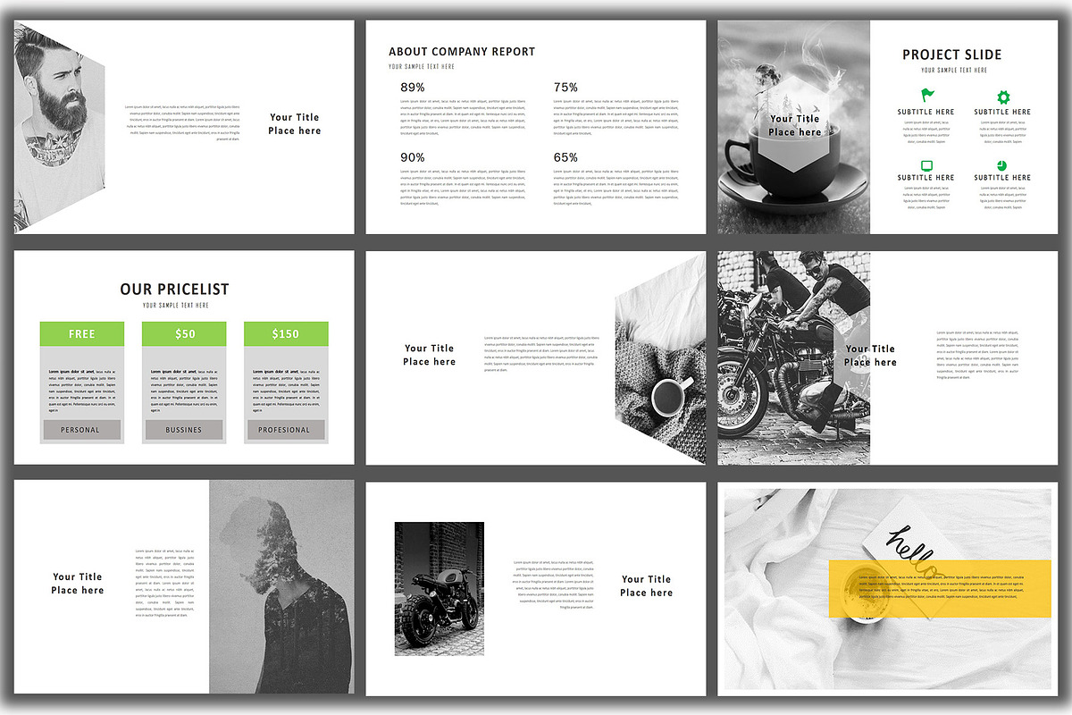 Blanked - Minimal Google Slides, a Presentation Template by Putra Khan (Photo 3 of 9)