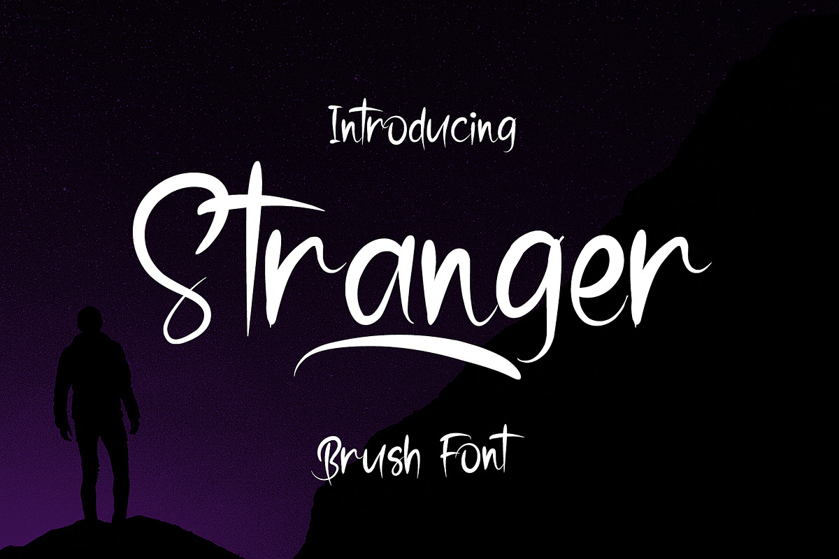 Stranger - Brush Font