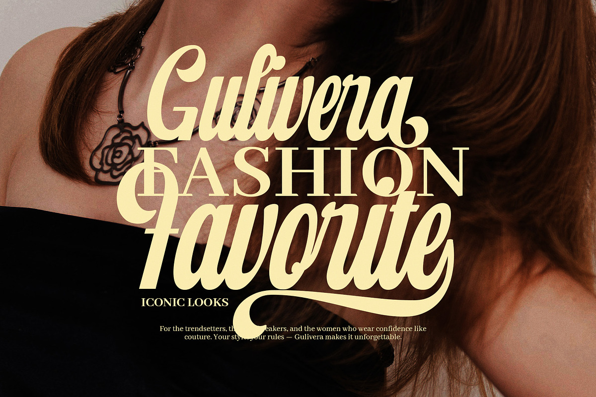 Lavonte Vintage Script Font, a Script Font by Graphicxell (Photo 4 of 8)