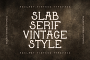 Reslaby - Vintage Slab Serif Font, a Slab Serif Font by Letterayu Studio (Thumbnail 2 of 10)