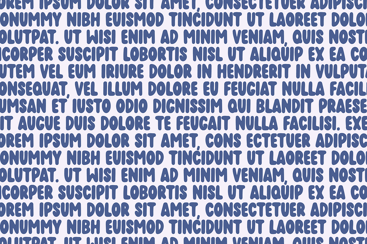 OCEAN RIDER Bubble Retro Font, a Sans Serif Font by Blush Font Co. (Photo 2 of 3)