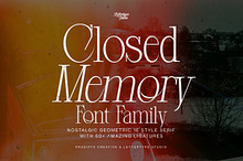 Closed Memory Nostalgic Editorial