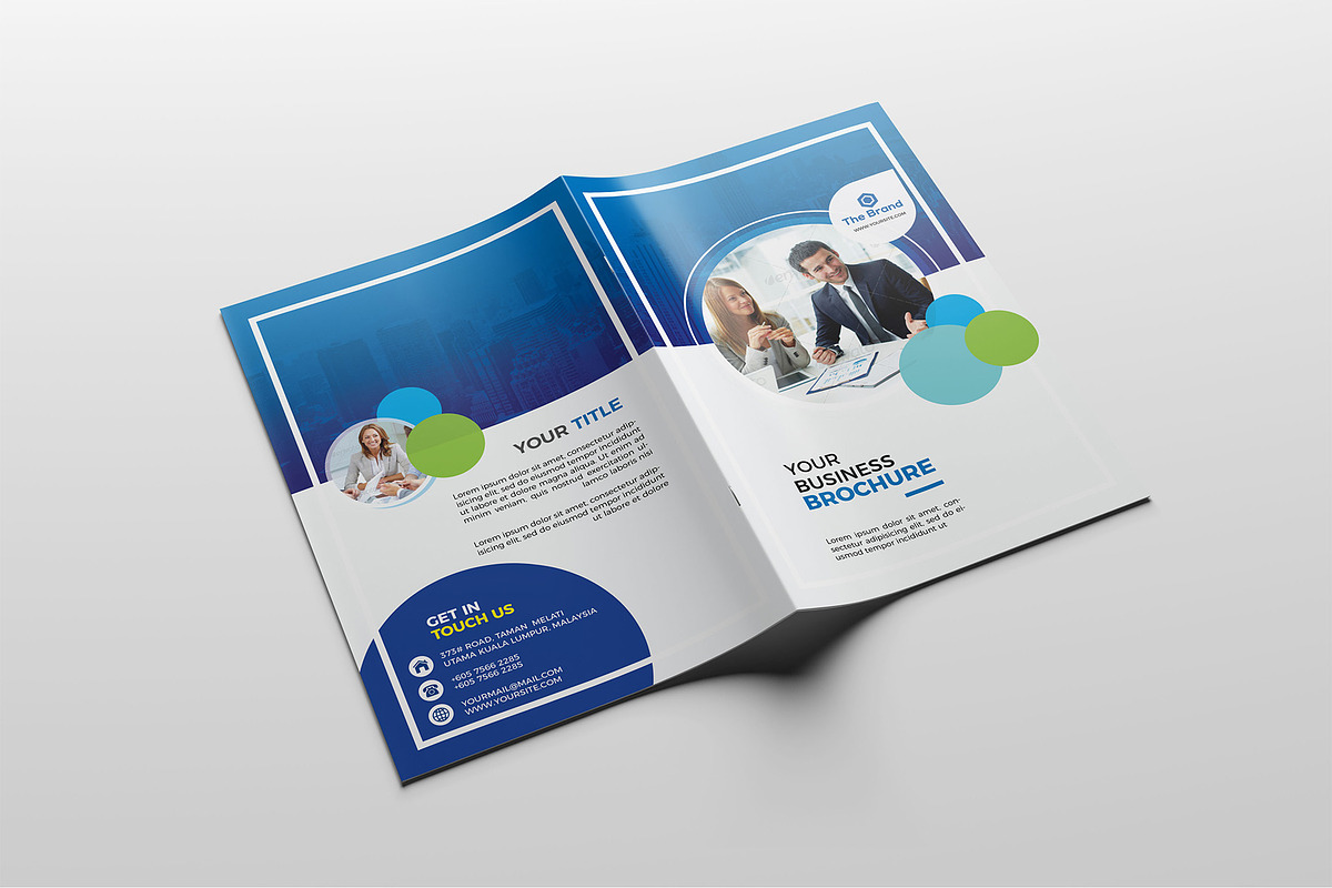 Corporate Bifold Brochure, a Brochure Template by GreenPixi (Photo 5 of 5)