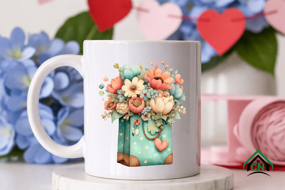Whimsical Mother's Day Clipart, an Illustration by Craft Nest (Photo 8 of 11)