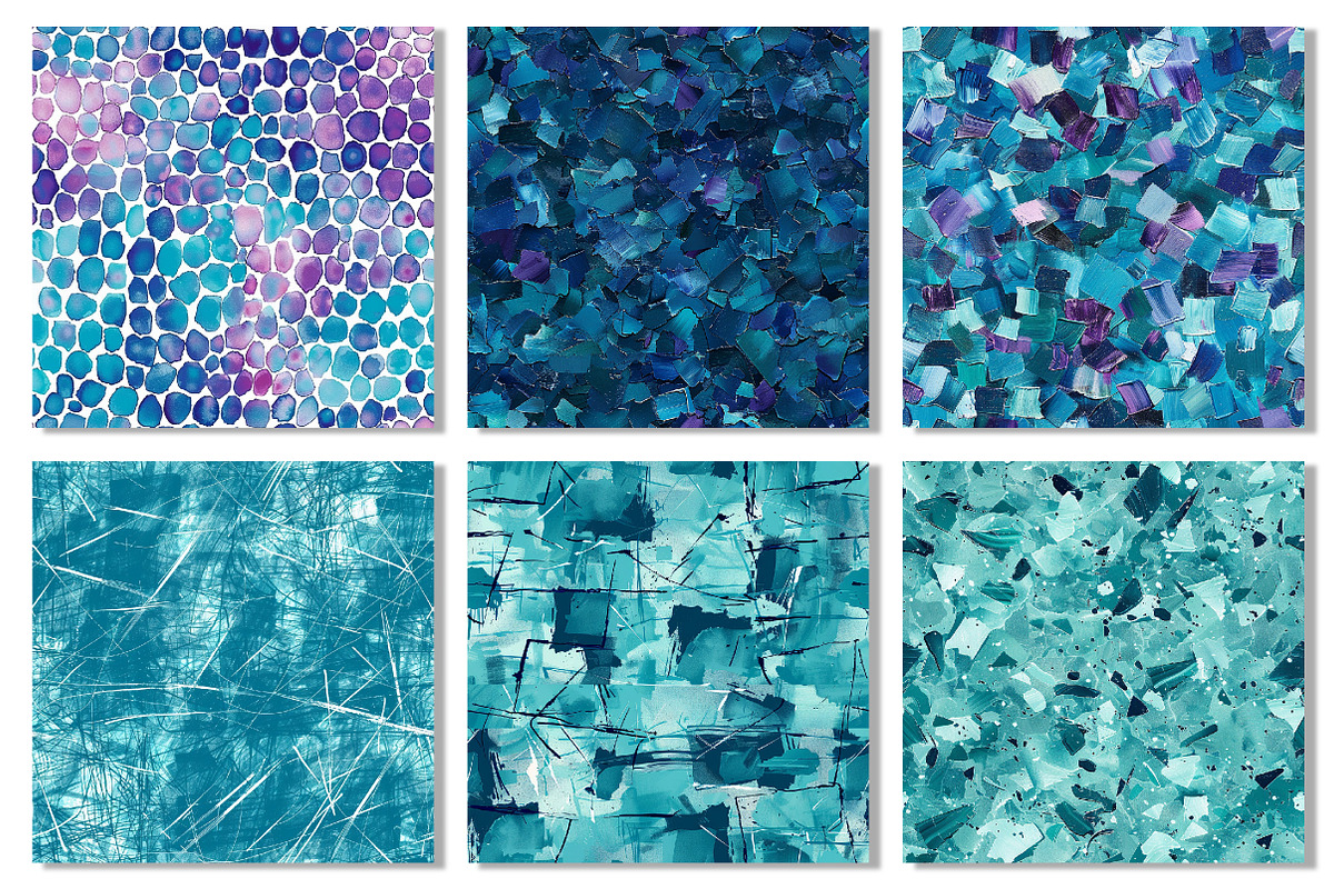 Teal Indigo Abstract Digital Papers, a Texture Graphic by Dream Creation (Photo 3 of 4)