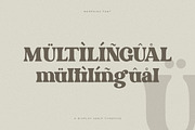 Morphins | Display Serif, a Serif Font by Pentagonistudio (Thumbnail 11 of 11)