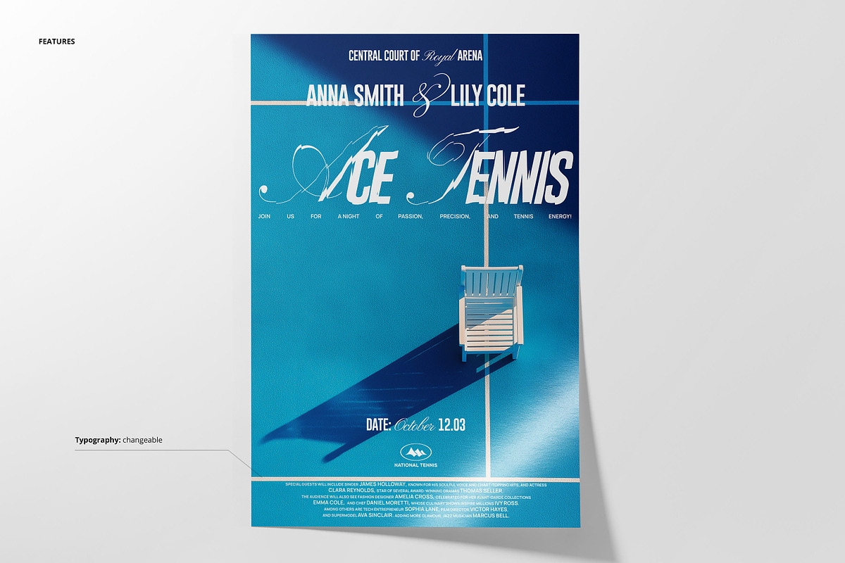 Silent Chair Geometry Poster, a Poster Template by creatsy5 (Photo 2 of 4)