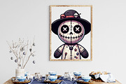 Halloween Gothic Voodoo Doll Clipart, a Work Illustration by Dream Creation (Thumbnail 4 of 6)