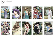 Colorized 1920s Vintage Collage Set, an Object Graphic by Kaleriia (Thumbnail 7 of 10)
